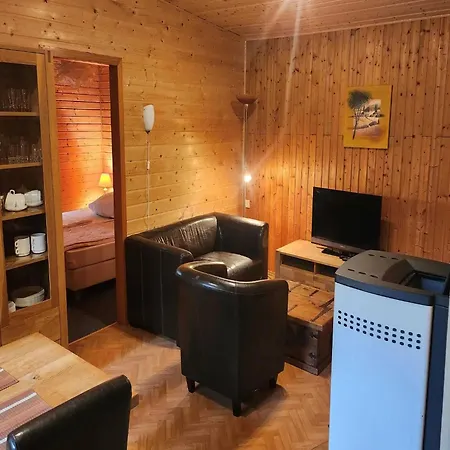 Tidy Furnished Wooden Near The Forest Chalet Sellerich